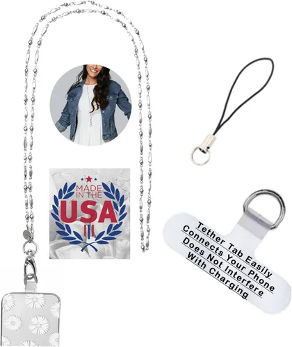 Vista 11 de Hidden Hollow Beads Stainless Steel Chain Stronger Women's Hand Made USA Lanyard 34", Nurse Teacher ID Badge Card Holder Keys