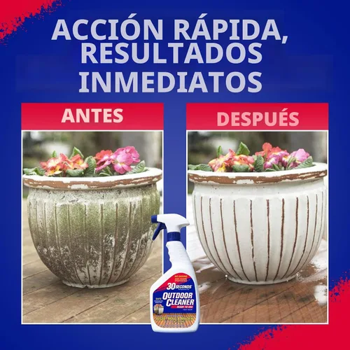 Vista 9 de 30 SECONDS Spray removedor de manchas de moho y moho para exteriores, 32 onzas, paquete de 2