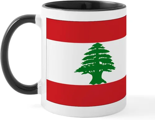 Vista 80 de CafePress #1 - Taza de café de cerámica libanesa de 11 oz (11.0 fl oz)