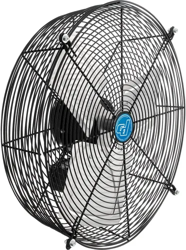 Vista 7 de Global Industrial Ventilador de ventilación de escape de 18" W con obturador, sola velocidad