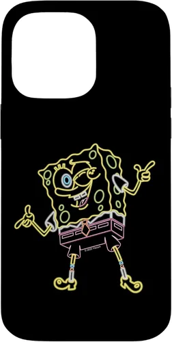 Vista 21 de Spongebob Squarepants Carcasa Neon Line Art para iPhone 17