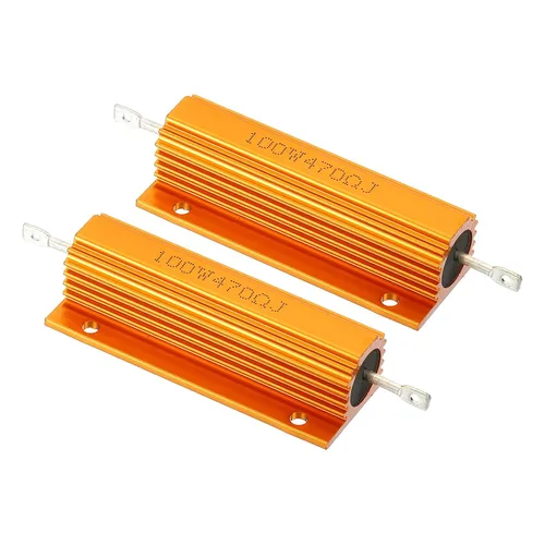 Vista 22 de PATIKIL 100 W 0,01 Ohm Resistencia con carcasa de aluminio, 2 paquetes de resistencias con carcasa de aluminio, resistencias bobinadas en caja