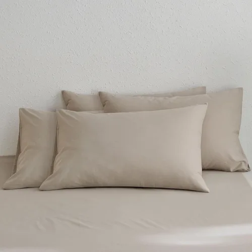 Vista 39 de MooMee Juego de 2 fundas de almohada de cuadros 100% algodón lavado con textura parecida al lino, transpirable, duradera, suave y cómoda
