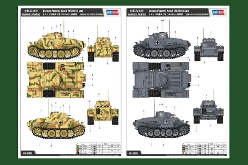Vista 4 de Hobby Boss VK18.01 Alemán Pz.Kpfw.I Ausf.F Kit tardío
