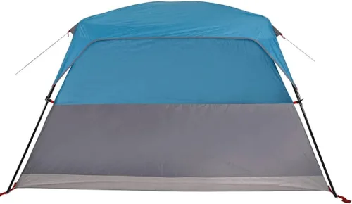 Vista 9 de YAFF Cabina de tienda de campaña para 4 personas azul impermeable, artículos deportivos, recreación al aire libre, camping y senderismo, tiendas