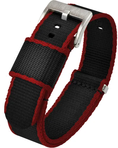 Vista 17 de BARTON Elite NATO® Style Correa de reloj - 18mm, 20mm, 22mm o 24mm - Correas de reloj de nailon de cinturón de seguridad
