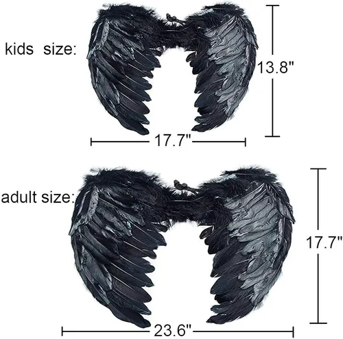 Vista 7 de Alas de plumas de ángel y diadema de halo para disfraces de fiesta de cosplay disfraz elegante para niñas mujeres y adultos