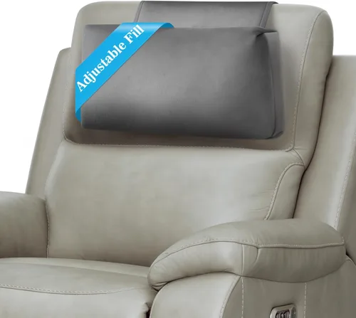 Vista 15 de Almohada para Reposacabezas de Sillón Reclinable, Almohada de Soporte Ajustable y Cómoda para Cuello y Cabeza, Reposacabezas de Terciopelo Suave