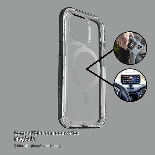 Vista 6 de LifeProof Next Screenless Series - Funda para MagSafe para iPhone 13 (no Mini/Pro/Pro Max), embalaje no minorista, cristal negro