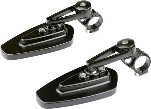 Vista 4 de 1 par flecha negro CNC manillar barra final motocicleta espejos compatibles para 2016 Kawasaki Ninja H2R