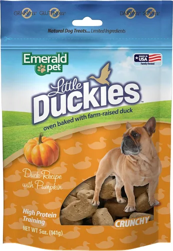 Vista 9 de Emerald Pet Little Duckies - Golosinas crujientes naturales para perros, hechas en Estados Unidos