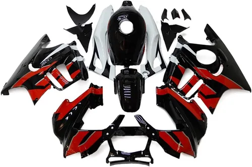Vista 13 de Kit completo de carenados de motocicleta de plástico ABS apto para Honda CBR600F2 1991 1992 1993 1994 Carrocería Kits de carrocería CBR600F2 Blanco
