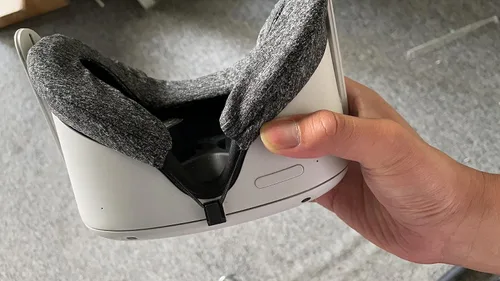 Vista 5 de Covers for Oculus Quest 2 Gen VR Headset-Washable & Super Soft and Comfortable-2 Pcs (Gray)