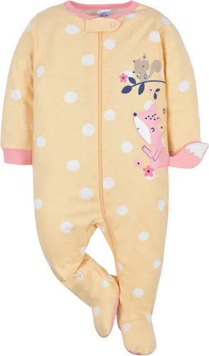 Vista 5 de Gerber Sleep 'N Play (2 unidades para bebés y niñas, recién nacidas), Foxy Lindo