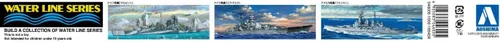 Vista 4 de Aoshima Bunka Kyozai 1/700 Water Line Series Acorazado azul marino de EE. UU. Modelo 611
