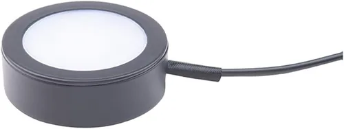 Vista 4 de WAC Lighting, Luz de disco LED individual con cable de plomo de 6 pulgadas 3-CCT seleccionable 2700K-3000K-3500K Voltaje de línea en blanco