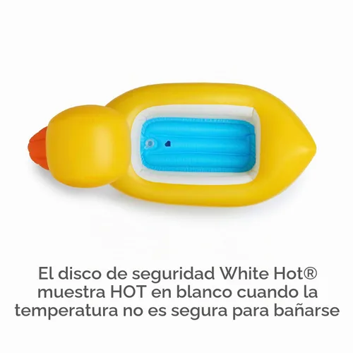 Vista 3 de Pato Munchkin White inflable para bañera, Total 1, Duck