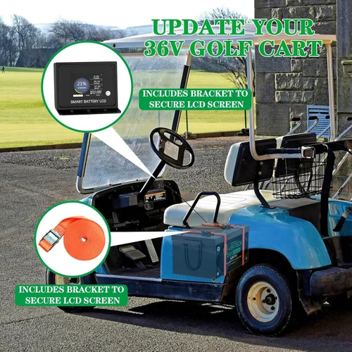 Vista 6 de Batería de carrito de golf LiFePO4 de litio de 36V 100Ah