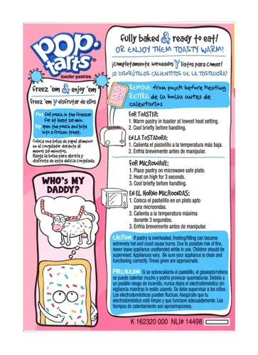 Vista 5 de Kellogg's Pop-Tarts - Pasteles tostadores de desayuno, batido de fresa esmerilado, 28.2 onzas, paquete económico (16 unidades)