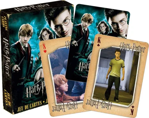 Vista 2 de AQUARIUS Harry Potter - Baraja de cartas de las Reliquias de la Muerte para tus juegos de cartas favoritos, mercancía y coleccionables con licencia