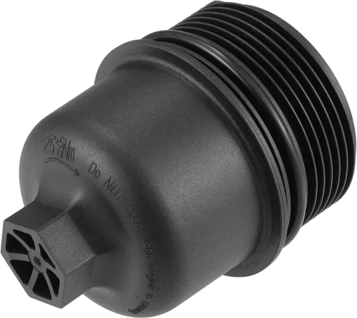 Vista 5 de X AUTOHAUX Cubierta negra del casquillo del filtro del motor del aceite del coche para Chrysler para Dodge para Jeep para Ram 68191350AA
