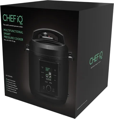 Vista 9 de CHEF iQ Olla a Presión Inteligente con WiFi y Báscula Incorporada - Multicocina 10 en 1 Fácil de Usar con Más de 500 Recetas Guiadas - Olla