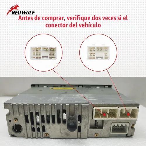 Vista 4 de RED WOLF Arnés de cables de instalación de radio de coche compatible con Mazda 626 Miata MX3 Protege MPV Millinia 1989-2002 conector de enchufe