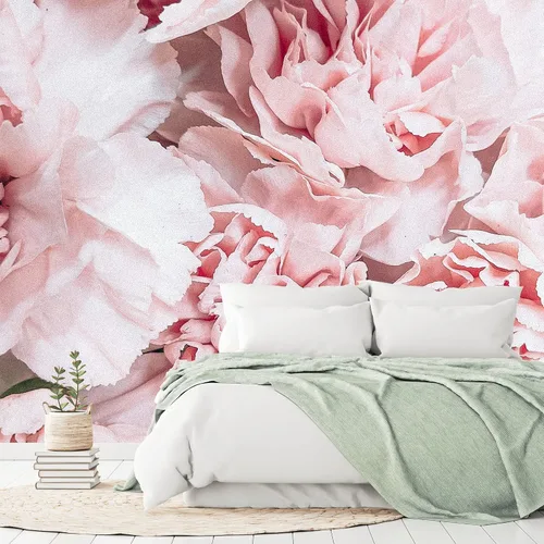 Vista 25 de wall26 Adhesivo mural removible para pared, diseño escénico de flores silvestres rosa, campo de jardín, naturaleza, fotografía, realismo