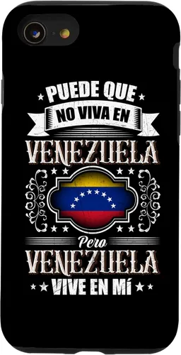 Vista 18 de Funda para iPhone 16 Puede Que Yo No Viva En Venezuela, Pero Venezuela Vive En Mí