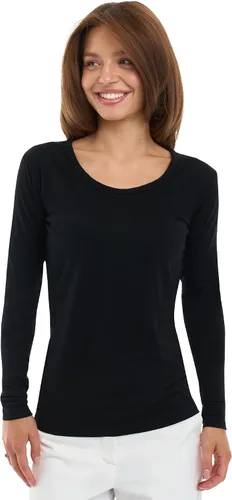 Vista 27 de 100% Merino Wool Base Layer Women - Thermal Merino Wool Shirt Women 190 morado oscuro