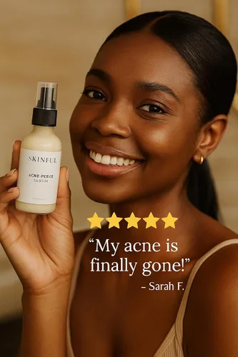 Vista 7 de Skinful Suero facial para piel propensa al acné - Suero anti acné para el acné facial y control de manchas, 2 onzas