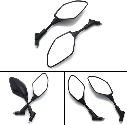 Vista 4 de Espejo retrovisor, los espejos de motocicleta son adecuados para Yamaha MT-03 para Yamaha MT-25, para Yamaha MT07 FZ07 / MT09 FZ09 2013-2016