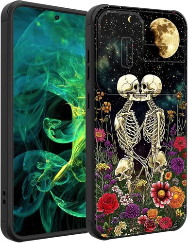 Vista 208 de Funda para Galaxy A16 5G con cubierta para cámara deslizante, resistente de doble capa, híbrida, a prueba de golpes, funda protectora resistente