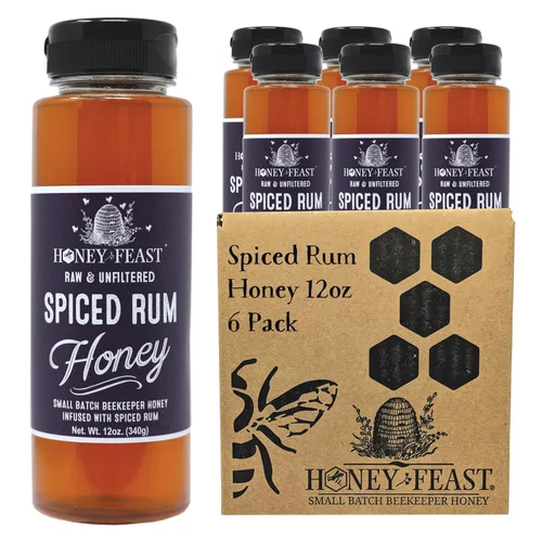 Vista 44 de Honey Feast Flower Powered Allergy Blend 10 veces miel, 12 onzas