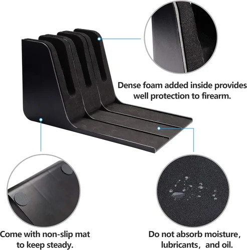 Vista 2 de Adoreal Soporte para pistola para pistola de almacenamiento seguro para armas, accesorio seguro para armas, organizador seguro para armas