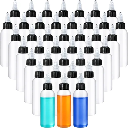 Vista 9 de Paquete de 12 botellas de plástico de 8 onzas líquidas multiusos para ketchup, condimentos, salsa barbacoa, aderezo, barbacoa, parrilla