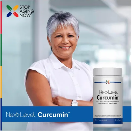 Vista 6 de Stop Aging Now - Suplemento complejo de curcumina de cúrcuma - con pimienta negra - 60 cápsulas blandas
