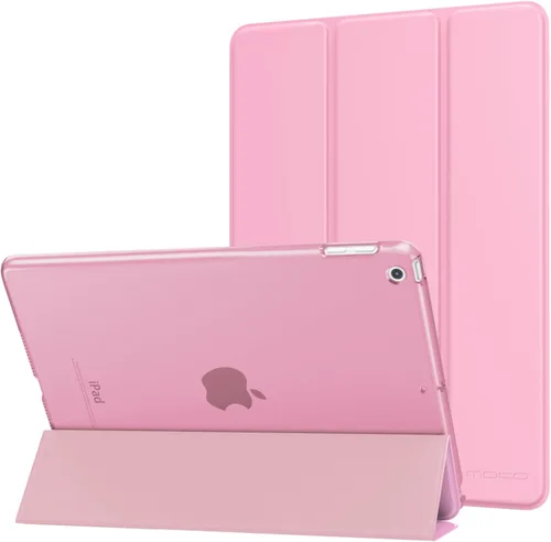 Vista 22 de MoKo Funda para iPad 9.7 2018/2017 de 5ª / 6ª Generación - Funda delgada y ligera con soporte para Smartphone con parte trasera translúcida