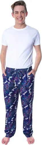 Vista 2 de Marvel Deadpool and Kittens In Space - Pantalones de pijama para hombre