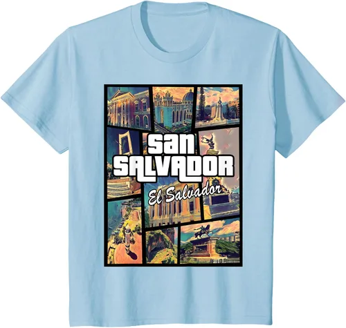 Vista 12 de Camiseta Orgullosa de San Salvador Capital El Salvador