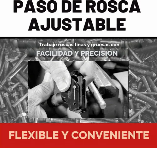 Vista 8 de Powerbuilt Herramienta Universal de Reparación de Roscas 11/16" - 1-1/2" SAE / 17-38mm Métrica - Herramienta para Arreglar Roscas Dañadas - 643029ECE