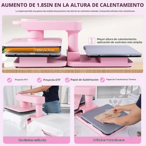Vista 5 de Máquina de prensa de calor automática Whubefy 15x15