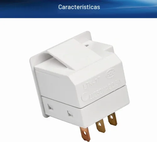 Vista 3 de Heyiarbeit Interruptor de luz de puerta de refrigerador, 3 pines, reemplazo universal, LTK-17, interruptor de nevera momentáneo, NC AC 250 V, 0,5 A