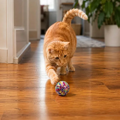 Vista 7 de SPOT Sew Much Fun - Bolas de hilo para gatos, 2.5 pulgadas, paquete de 2