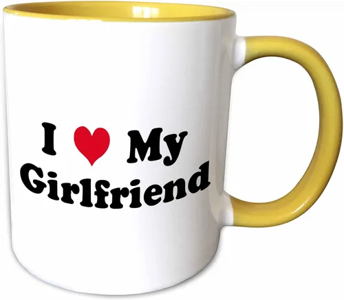 Vista 12 de 3dRose Taza negra de dos tonos con texto en inglés "I Love My Girl