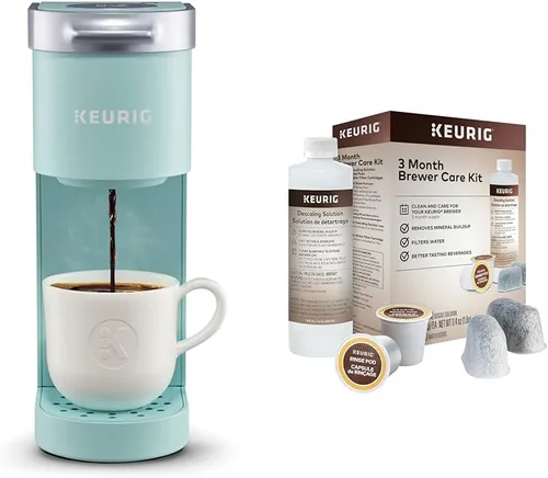 Vista 10 de Keurig K-Mini - Cafetera de servicio individual, color negro y kit de mantenimiento de cafetera K-Duo para cuidado de 3 meses