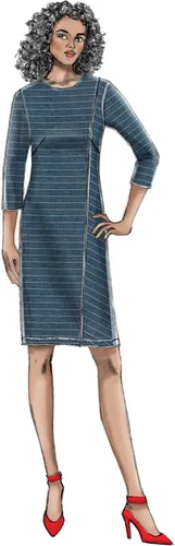 Vista 6 de Butterick Patterns - Patrones de costura para vestidos de mujer tallas 18 a 20 W 22 a 24 W color blanco