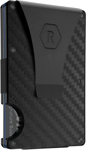 Vista 7 de The Ridge Cartera para hombre – Cartera compacta minimalista delgada y portatarjetas, billetera con bolsillo frontal protegido RFID para hombres