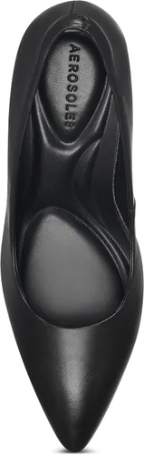 Vista 9 de Aerosoles Zapatos de tacón elegantes para mujer, Cuero negro