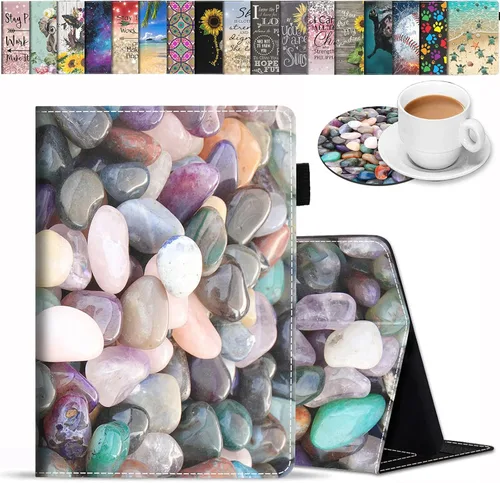 Vista 21 de Funda para tableta Amazon Kindle Fire HD 8/Fire HD 8 Plus (12ª/10ª generación, versión 2022/2020) – Funda de piel sintética de alta calidad